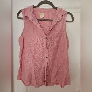 Bass collared tank top